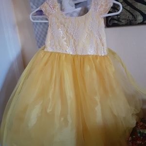 4t yellow dress